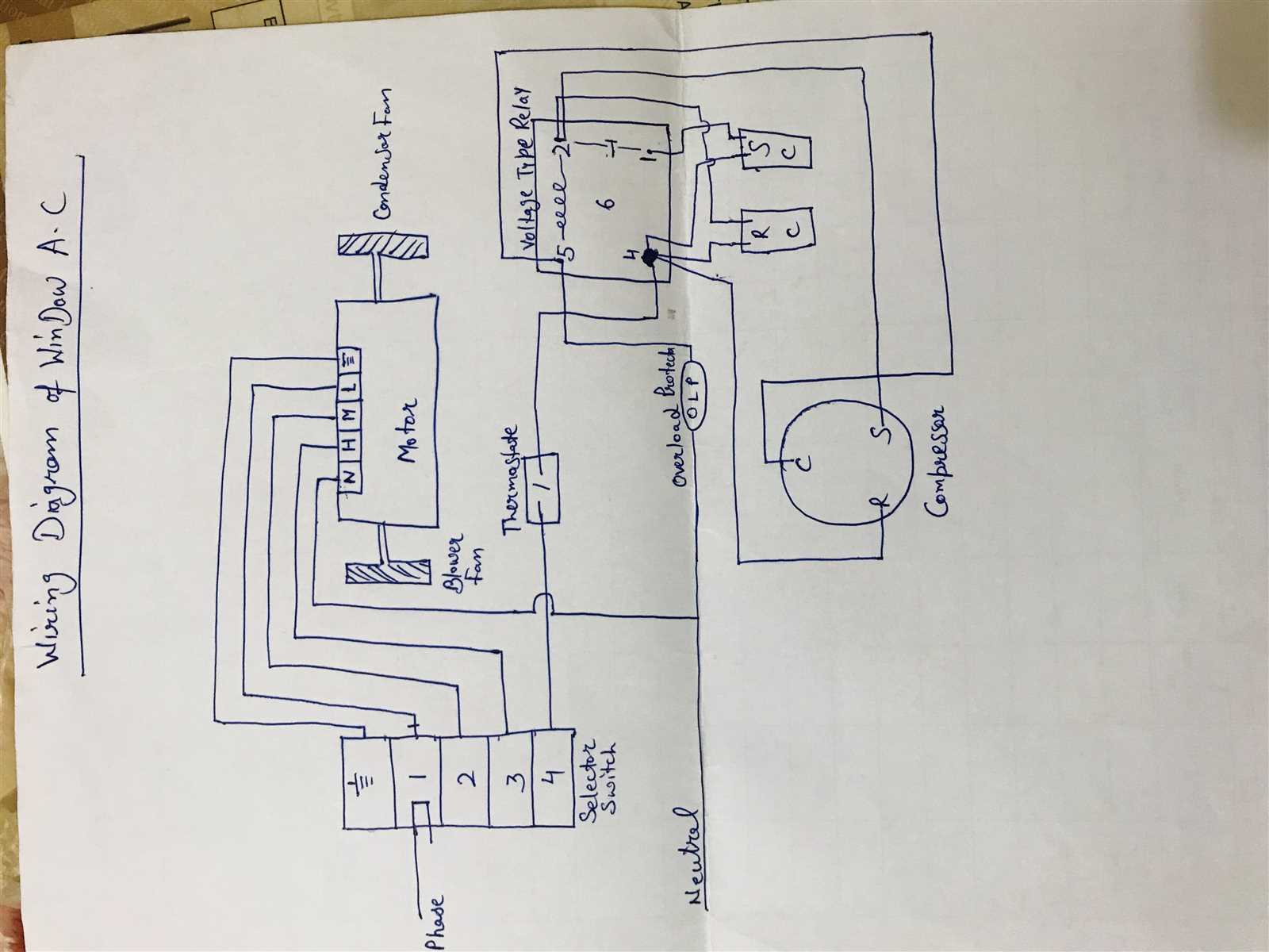 ge window ac wiring diagram