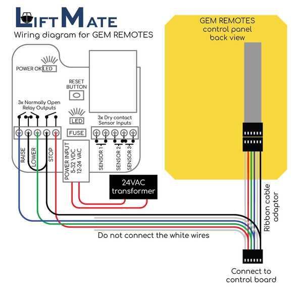 gem remotes wiring diagram