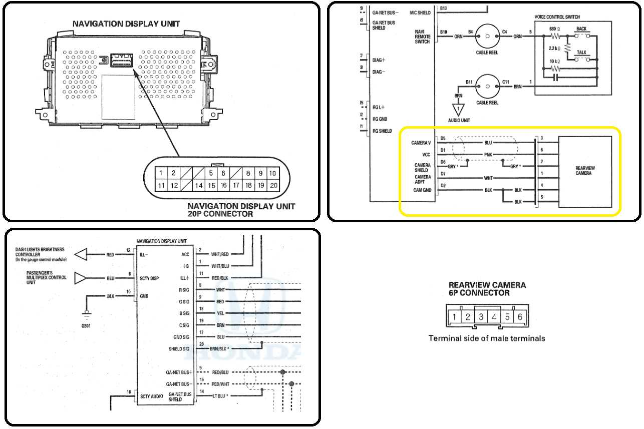 gm backup camera wiring diagram