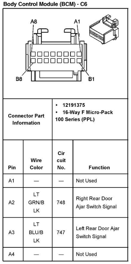 gm body control module wiring diagram