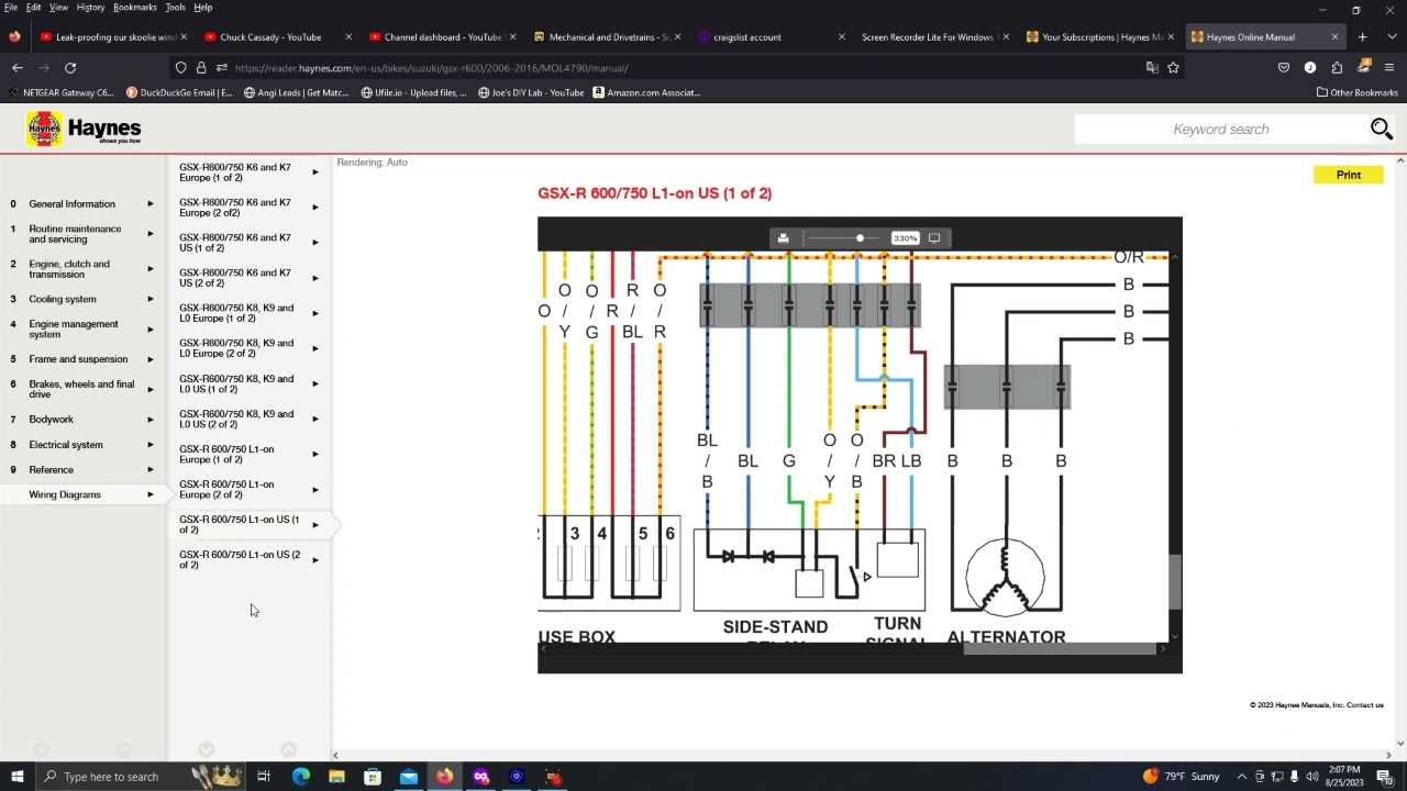 gsxr ignition switch wiring diagram