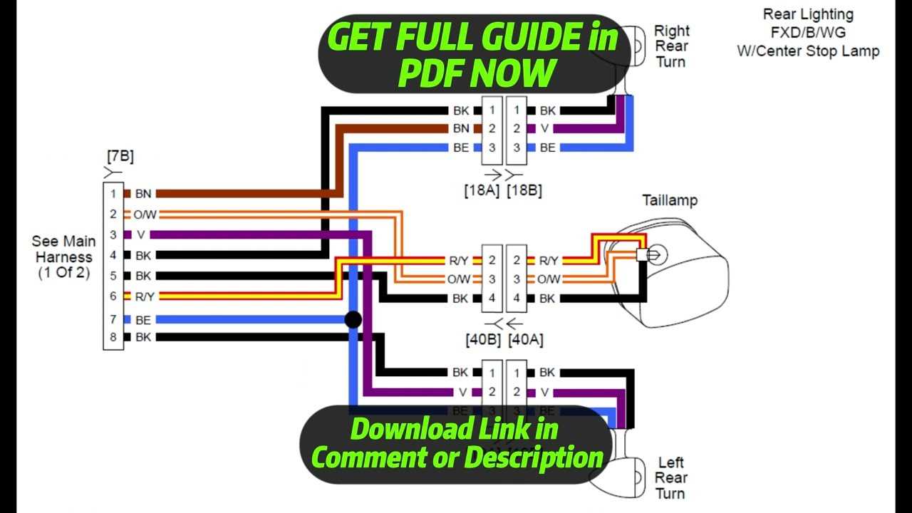 harley rear turn signal wiring diagram