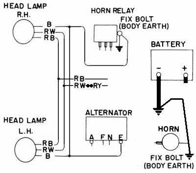 headlamp wiring diagram