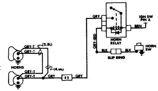 horn diagram wiring