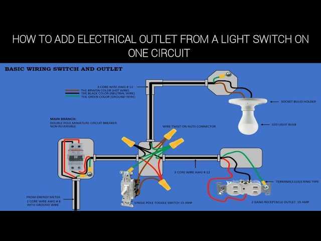 house wiring diagram light switch