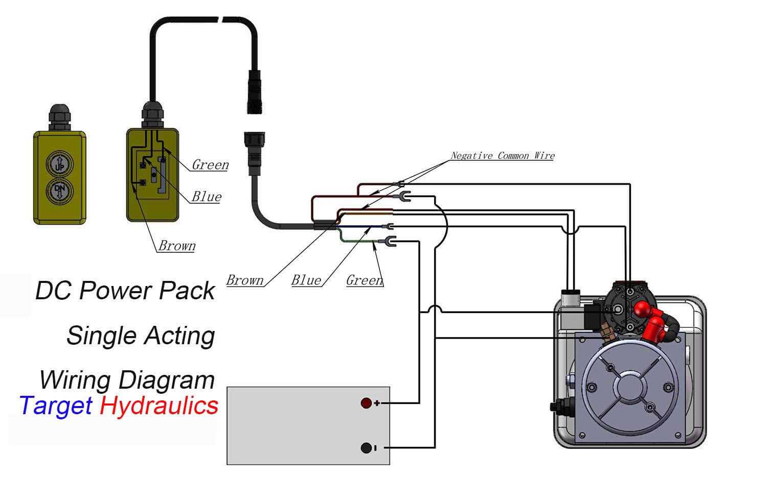 hydraulic pump wiring diagram