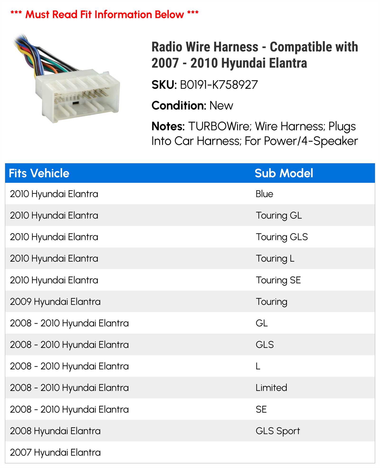 hyundai elantra stereo wiring diagram