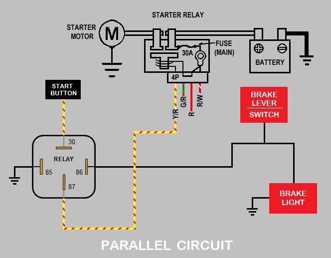 ignition honda main relay wiring diagram