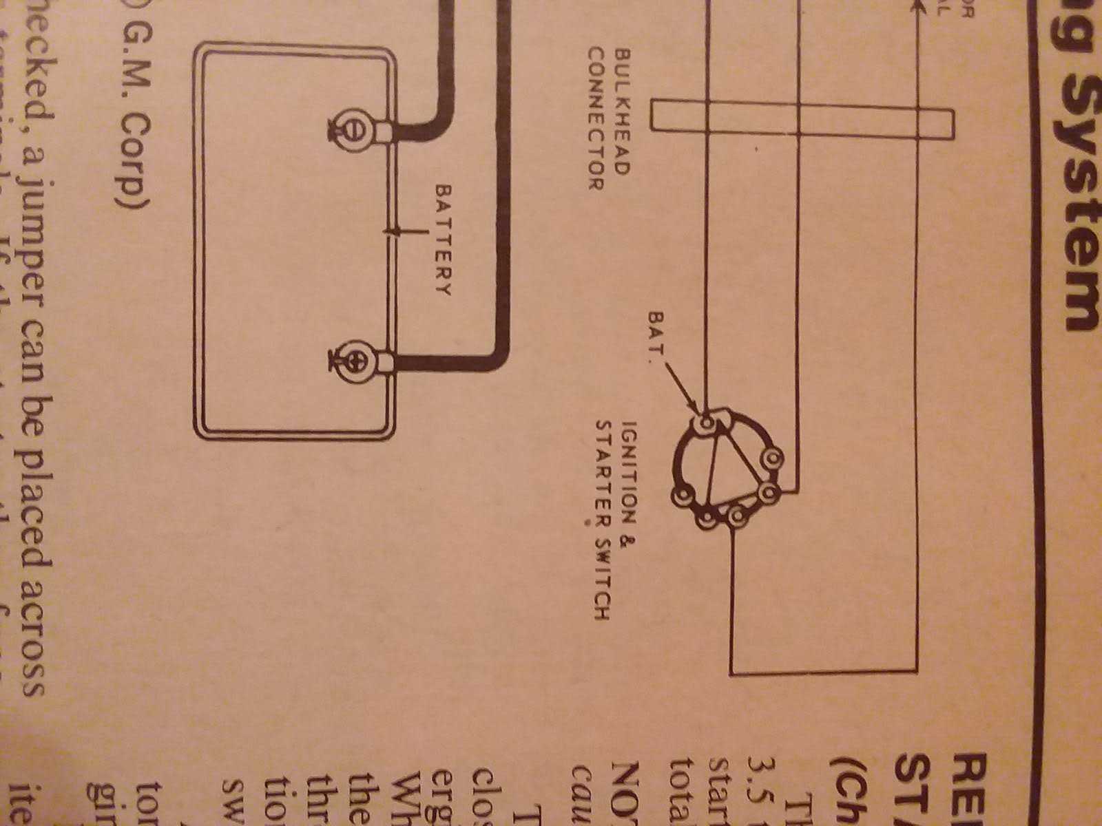 ignition switch wiring diagram chevy