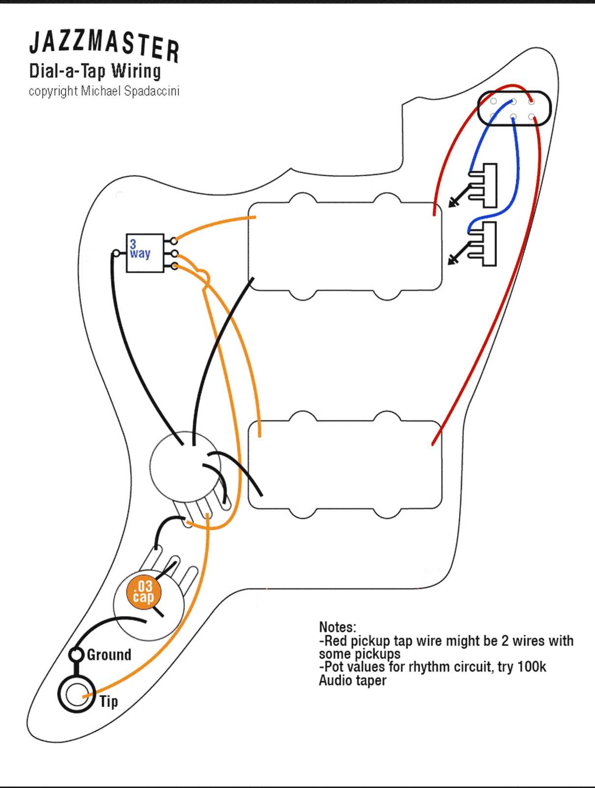 jaguar guitar wiring diagram