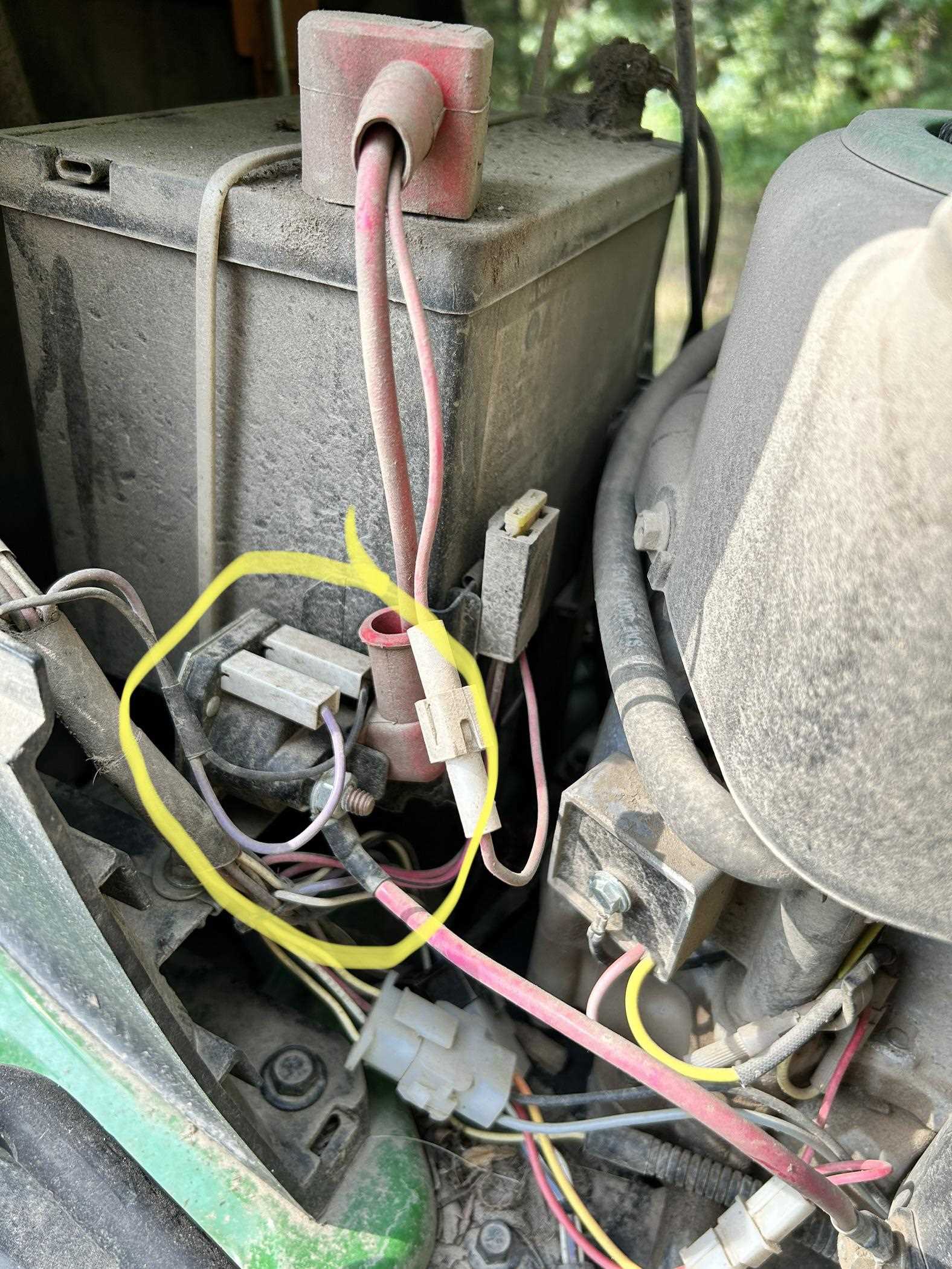 john deere starter solenoid wiring diagram