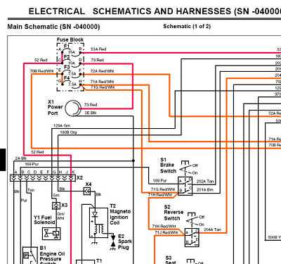 john deere x320 wiring diagram