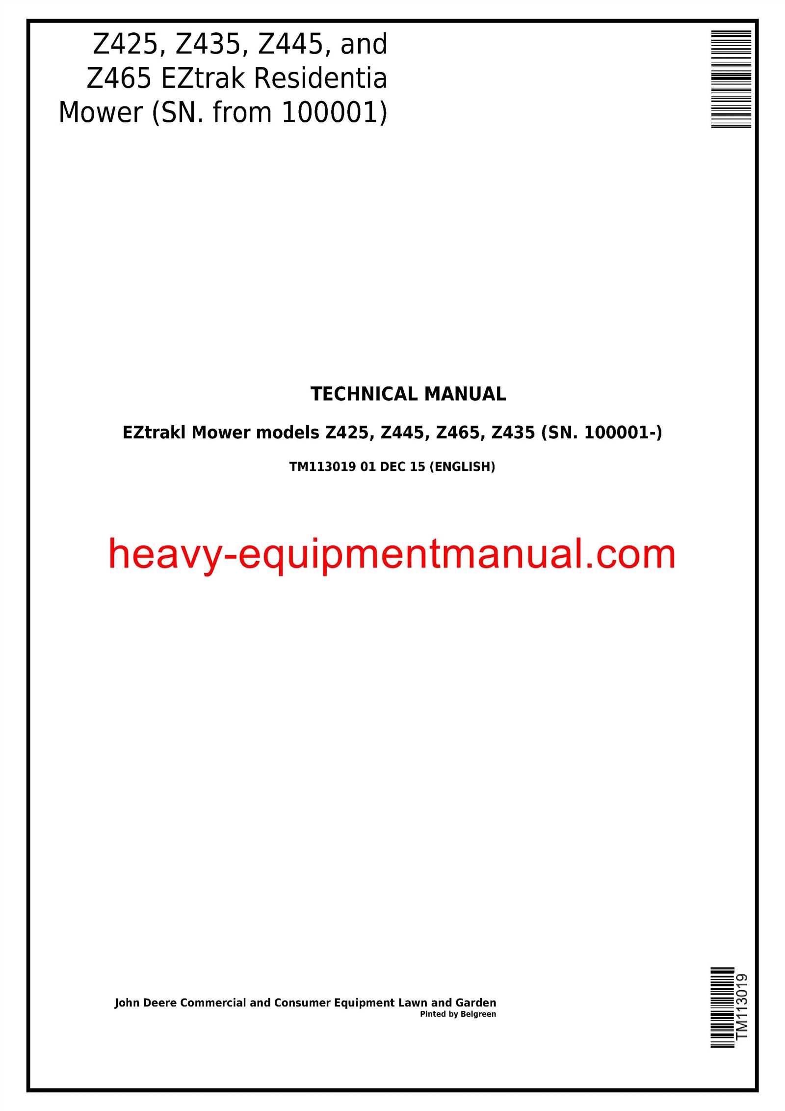 john deere z425 wiring diagram