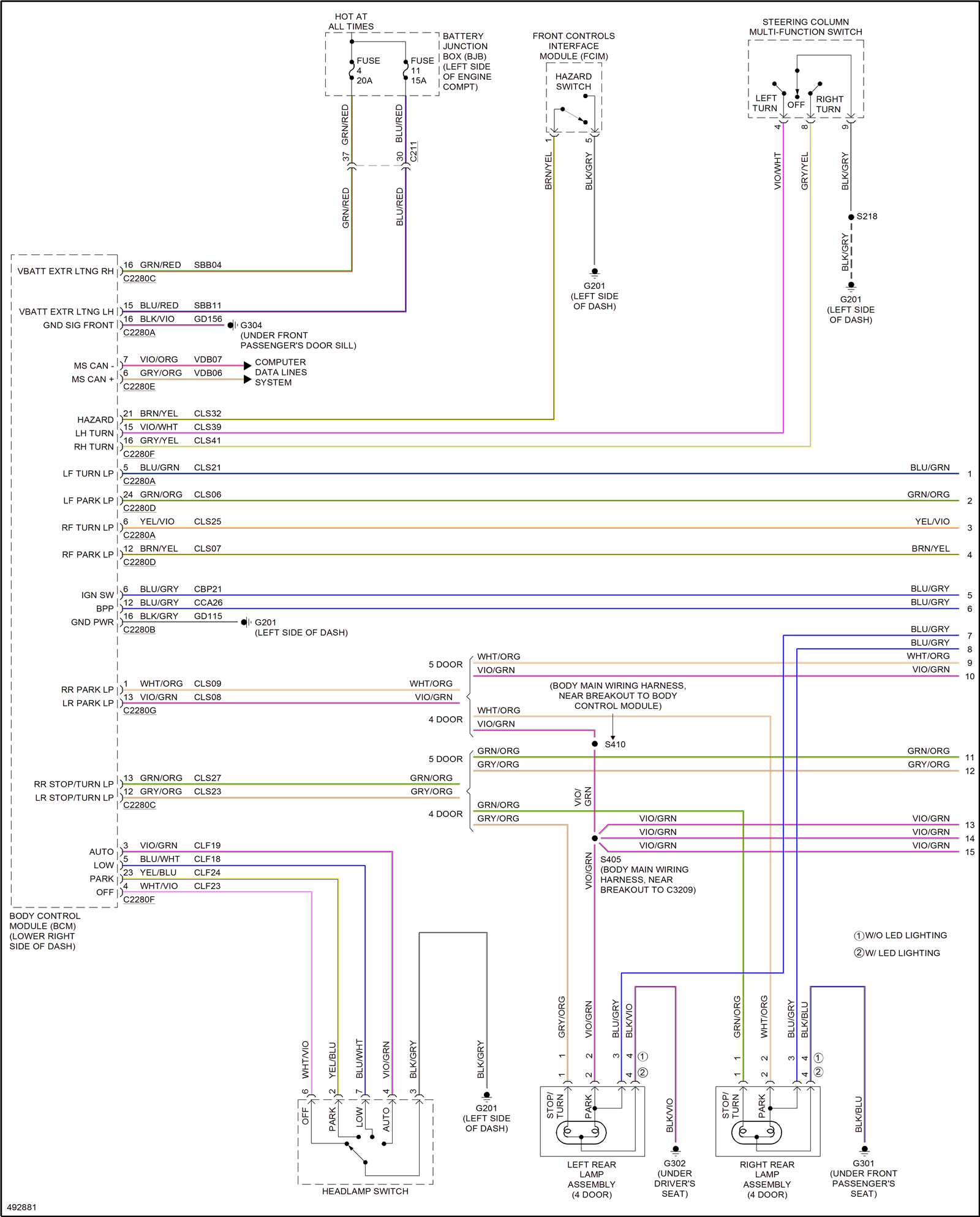 led brake light wiring diagram