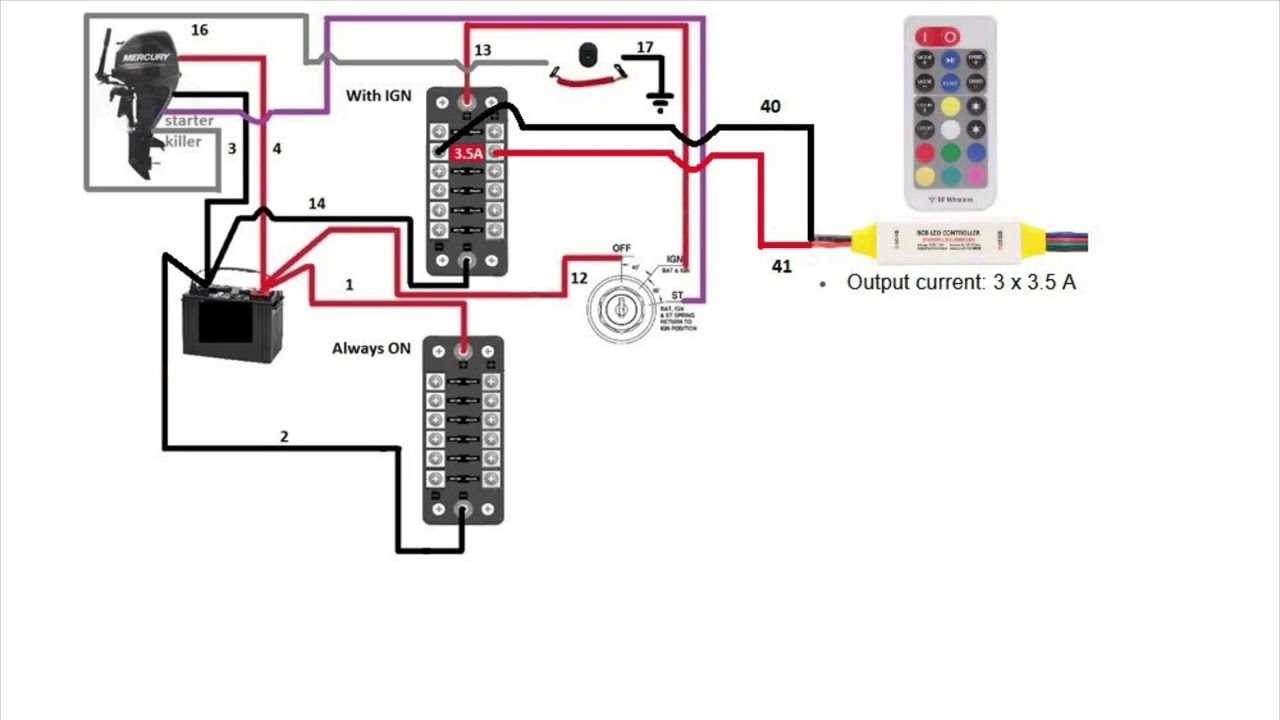 led strip light wiring diagram