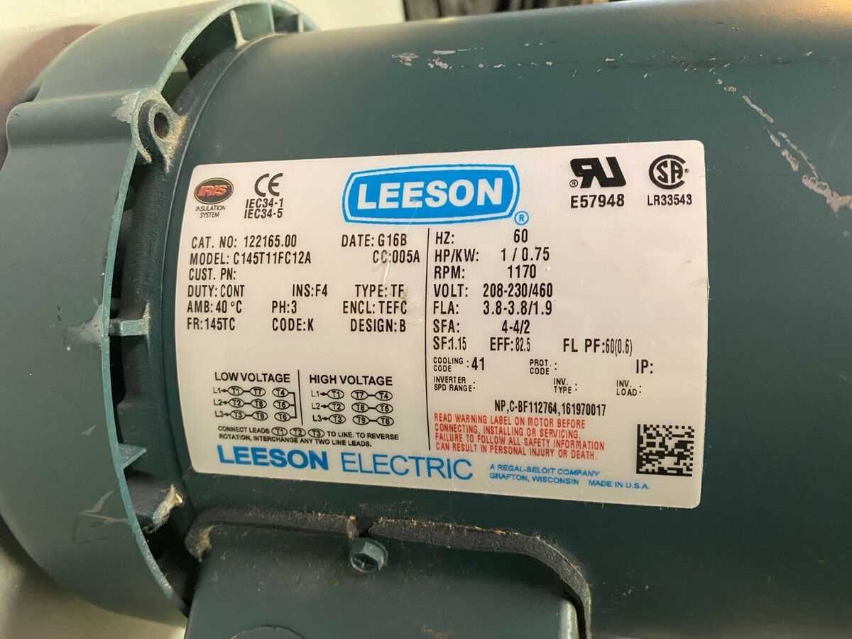 leeson motor wiring diagram