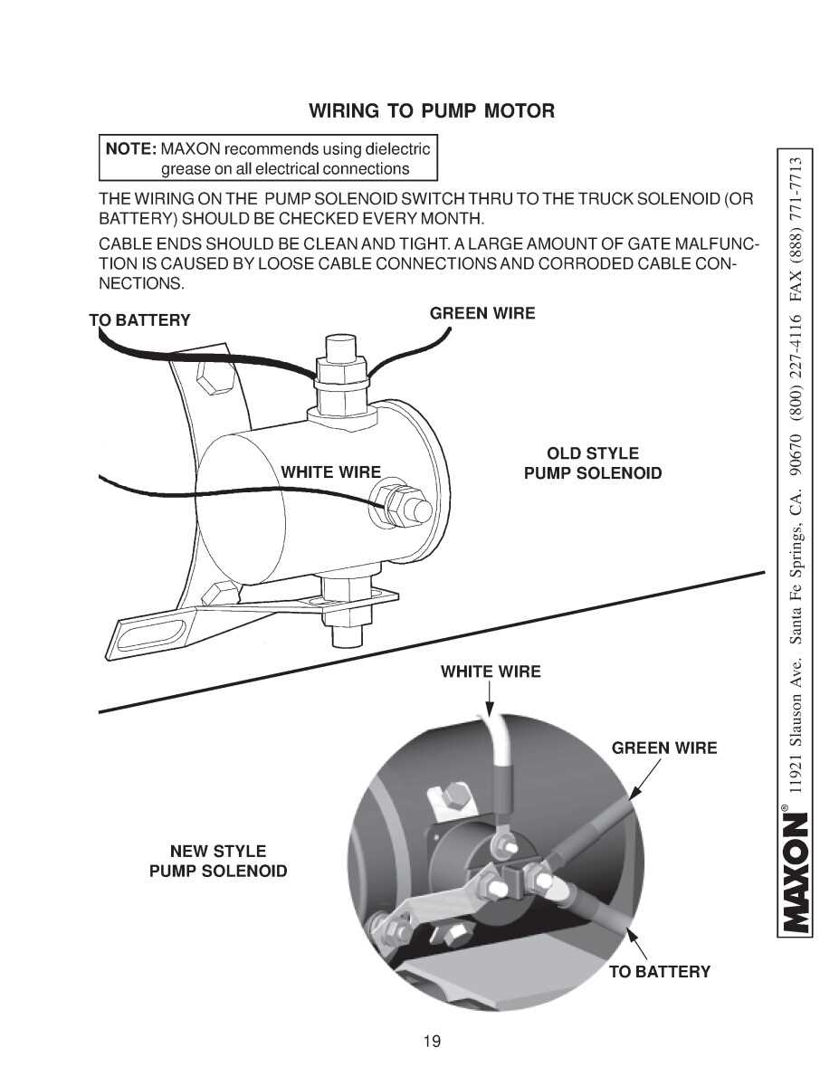 maxon lift gate wiring diagram