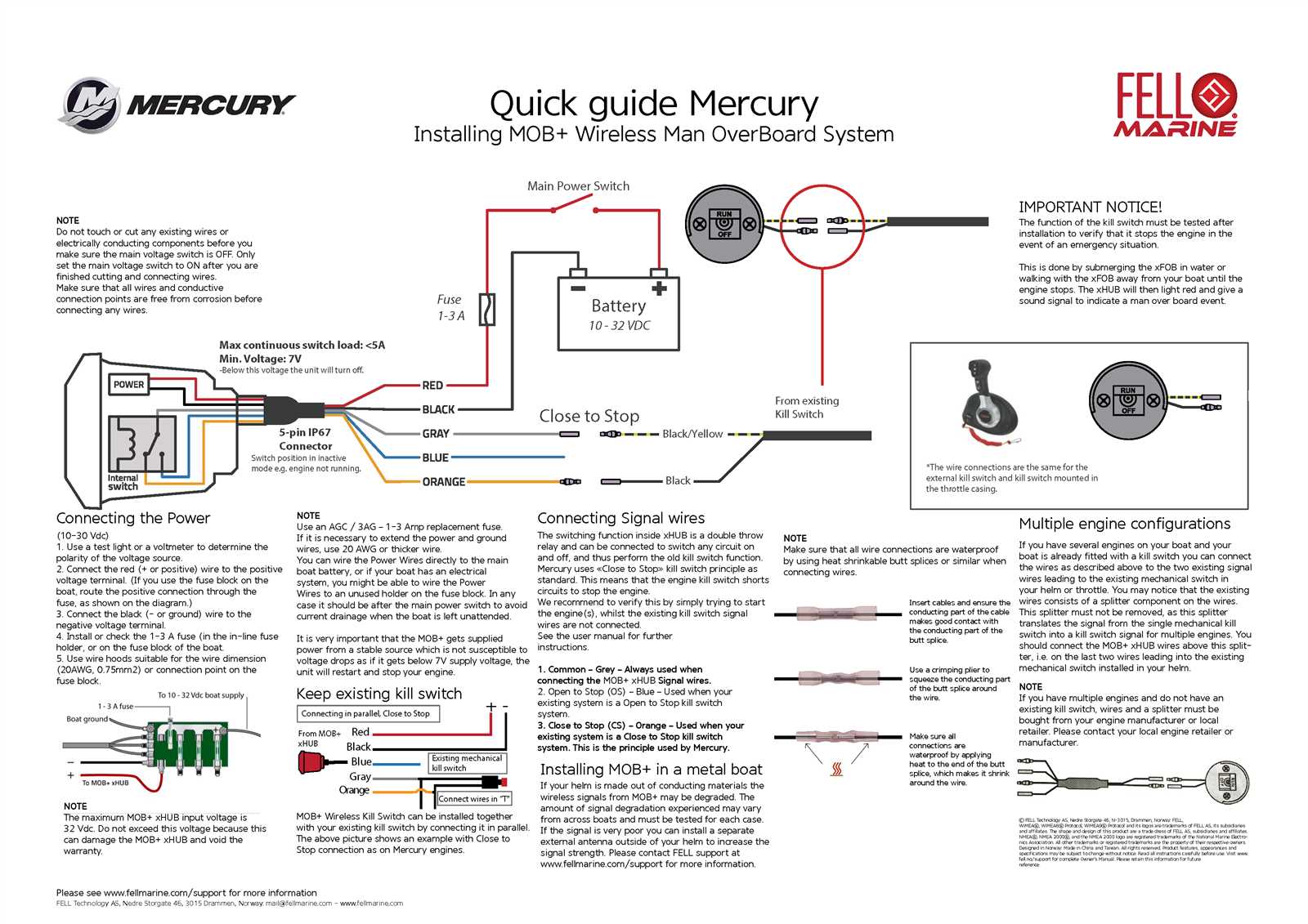 mercury outboard kill switch wiring diagram