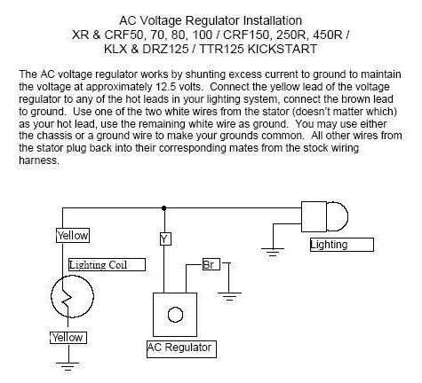 mini bike wiring diagram