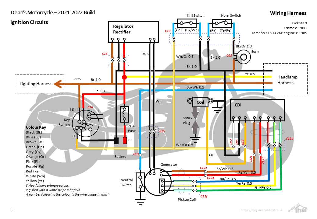 motorcycle diagram wiring