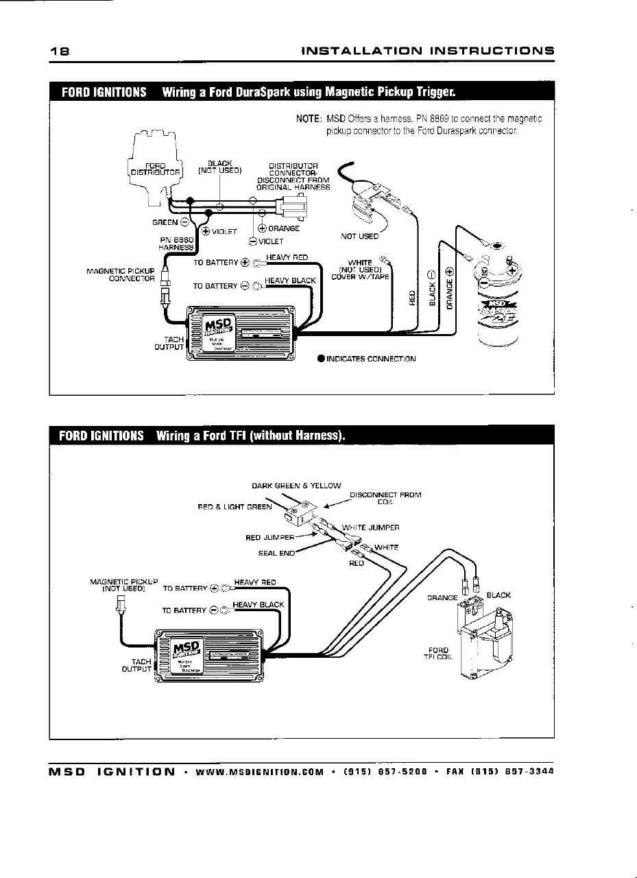 msd 6a wiring diagram ford