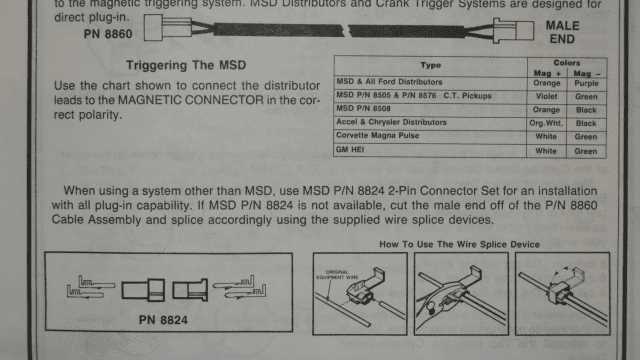 msd 6al wiring diagram hei distributor