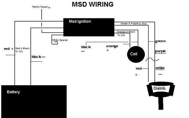 msd distributor wiring diagram