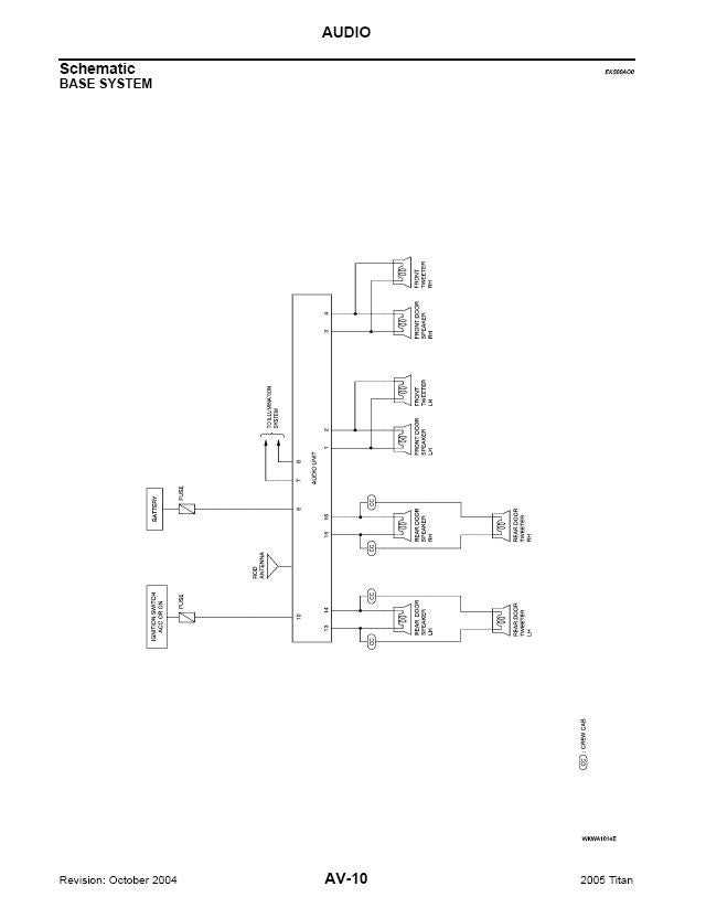 nissan titan tail light wiring diagram