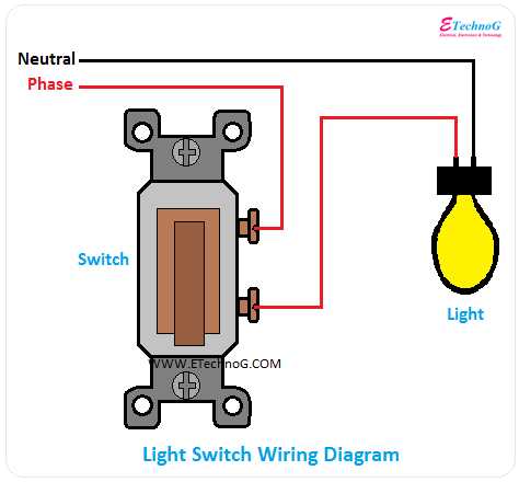 pilot light switch wiring diagram