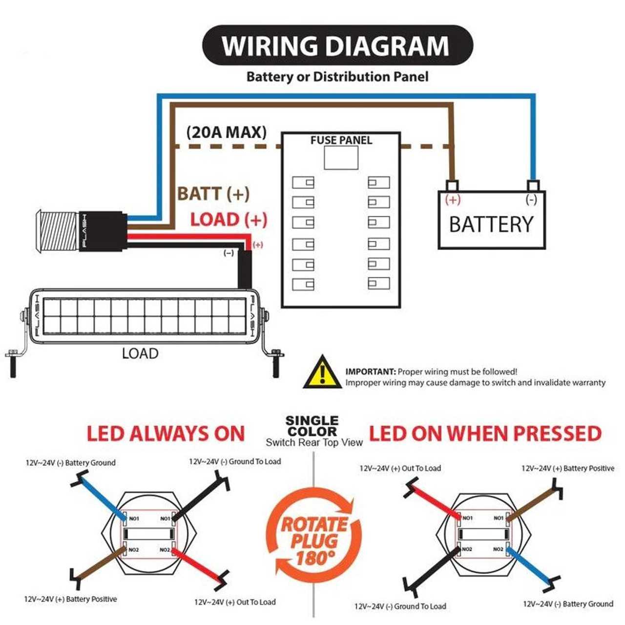 push switch wiring diagram