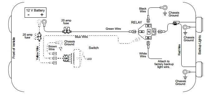 reverse light wiring diagram