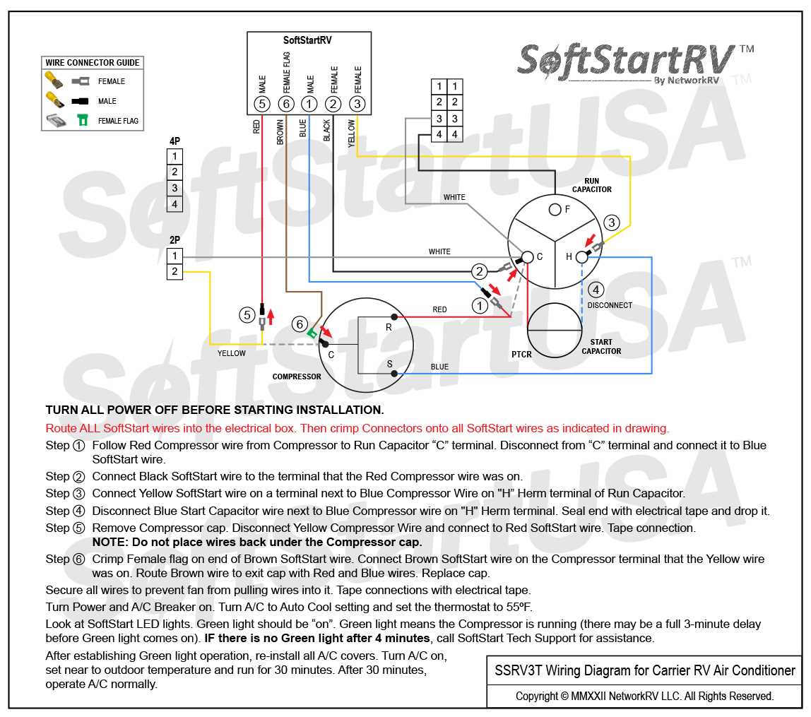 rv ac capacitor wiring diagram