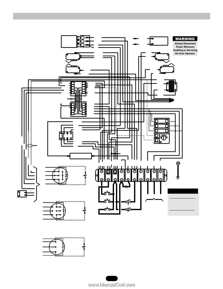 schematic liftmaster wiring diagram