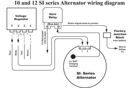 simple dodge alternator wiring diagram