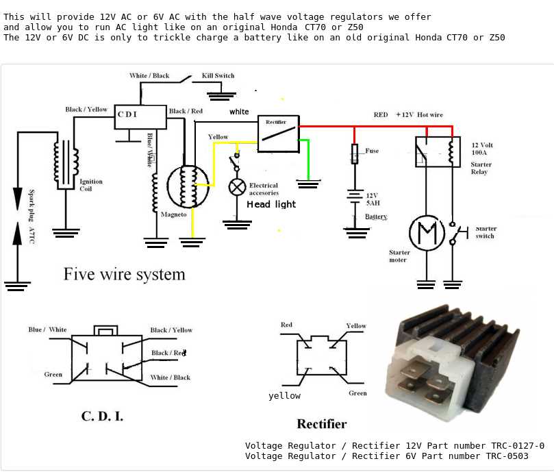 simple suzuki motorcycle wiring diagram