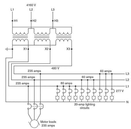 single phase pole mounted transformer wiring diagram