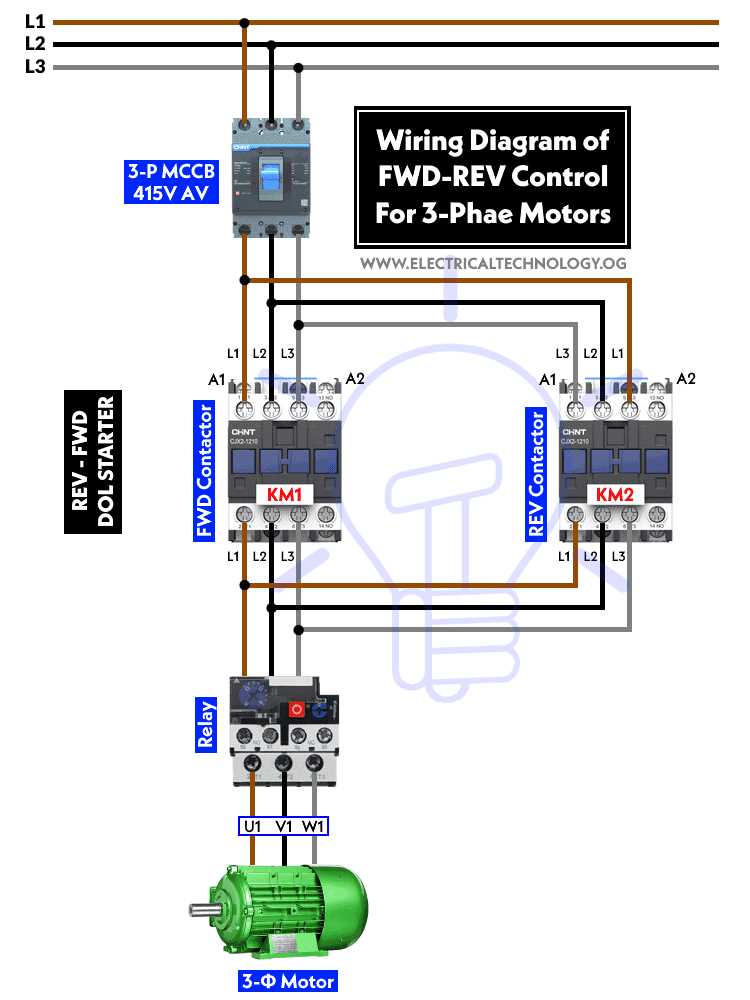 single phase reversible motor wiring diagram