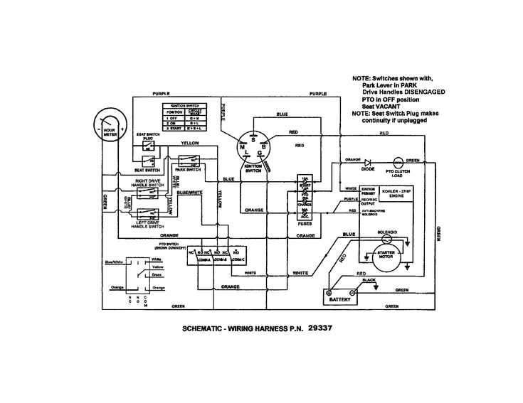 snapper ignition switch wiring diagram