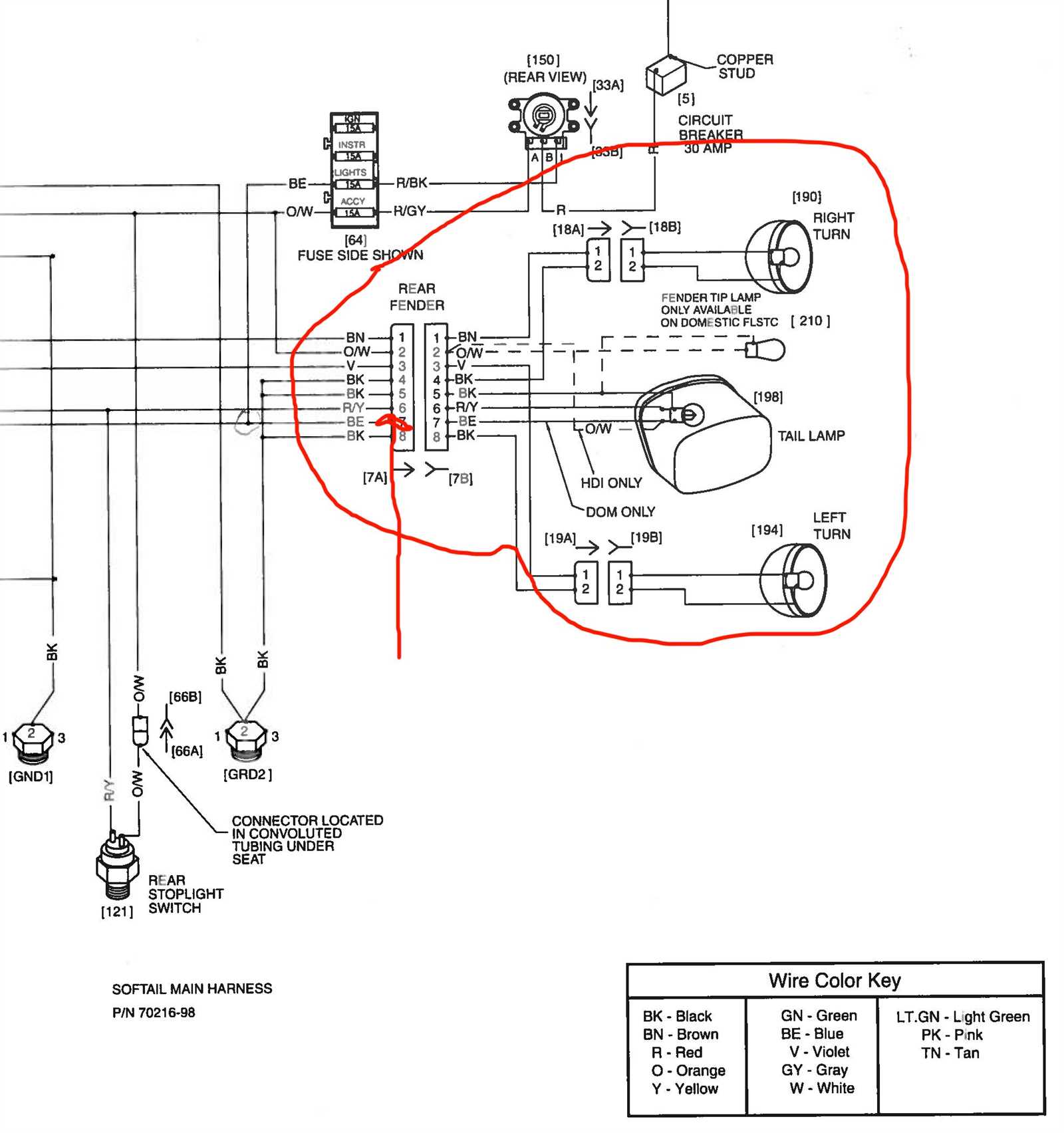 softail harley wiring diagrams simple