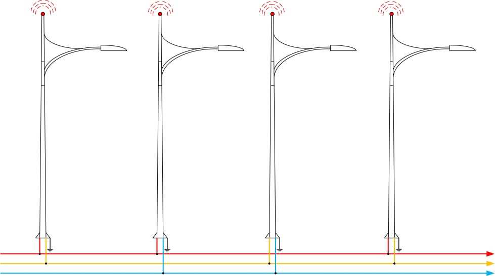 street light pole wiring diagram