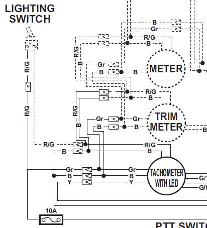 suzuki outboard tachometer wiring diagram