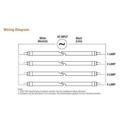 t8 4 lamp ballast wiring diagram