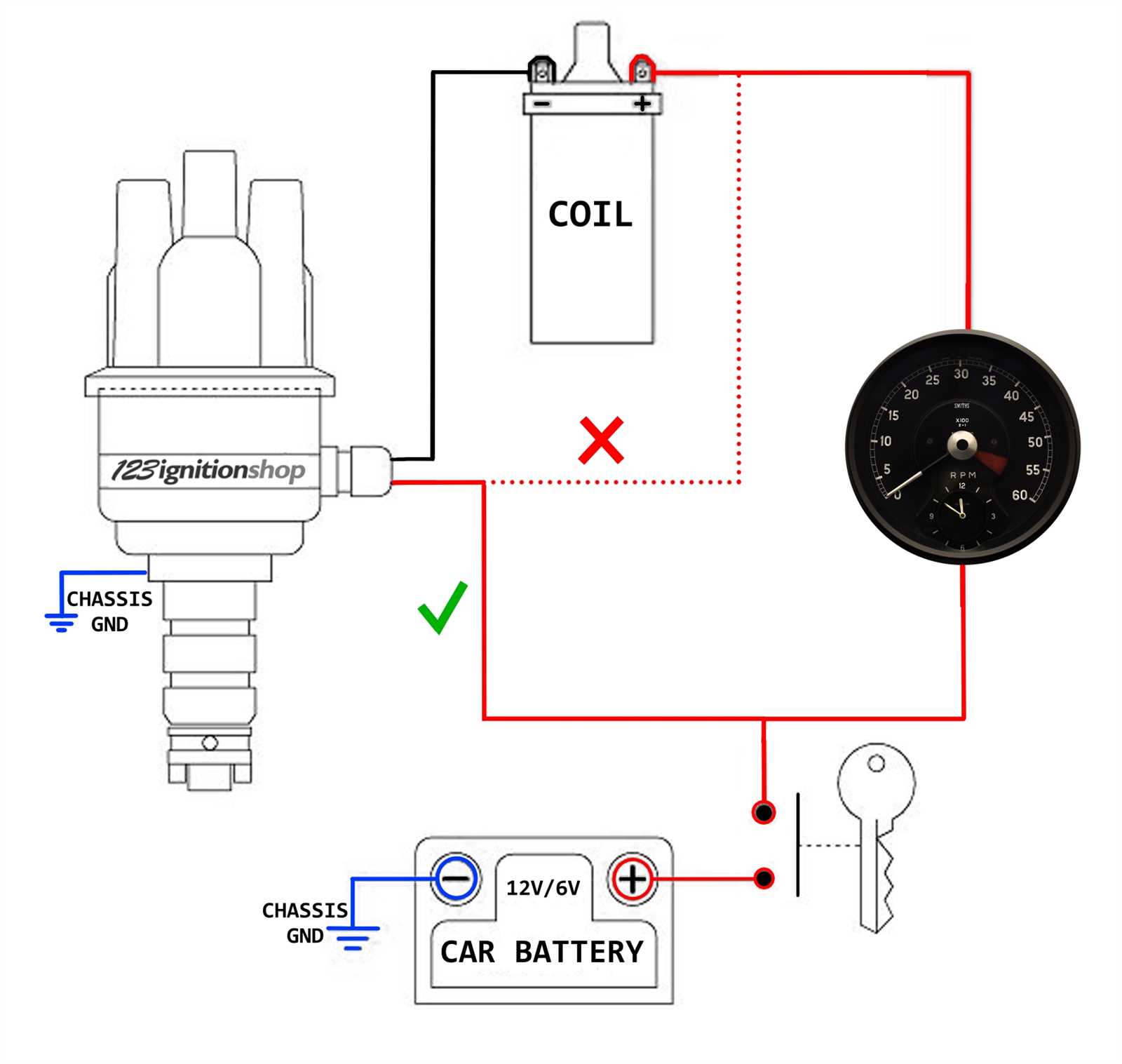 tach wiring diagram