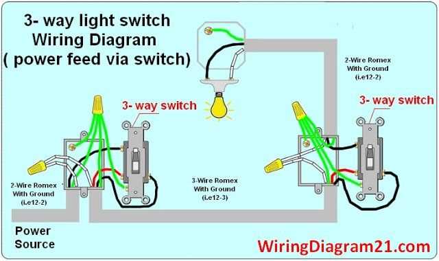 three way switch wiring diagram multiple lights