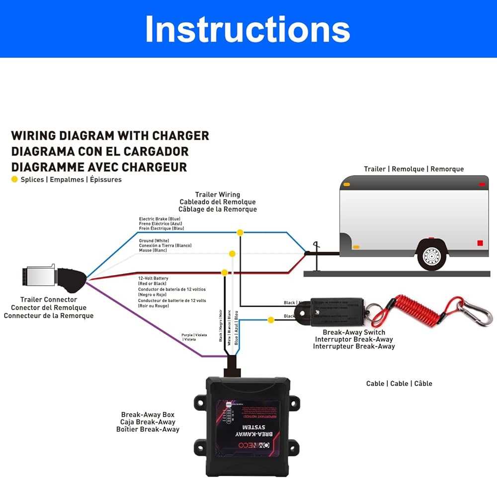 trailer brake battery wiring diagram