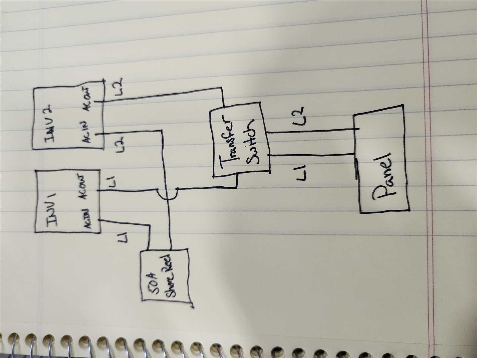 transfer switch wiring diagram