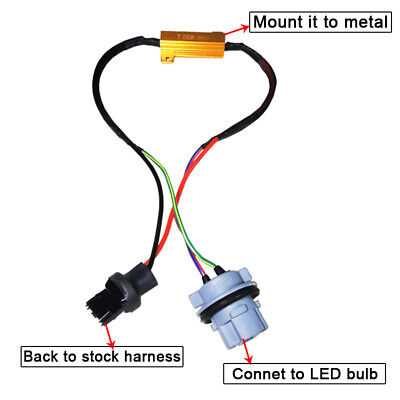 turn signal led load resistor wiring diagram