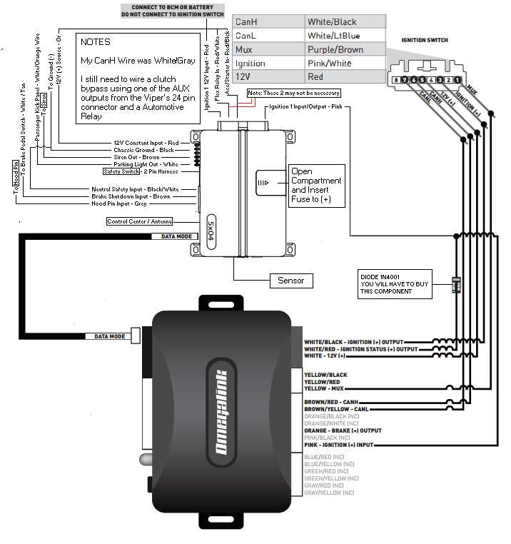 viper 3100v wiring diagram