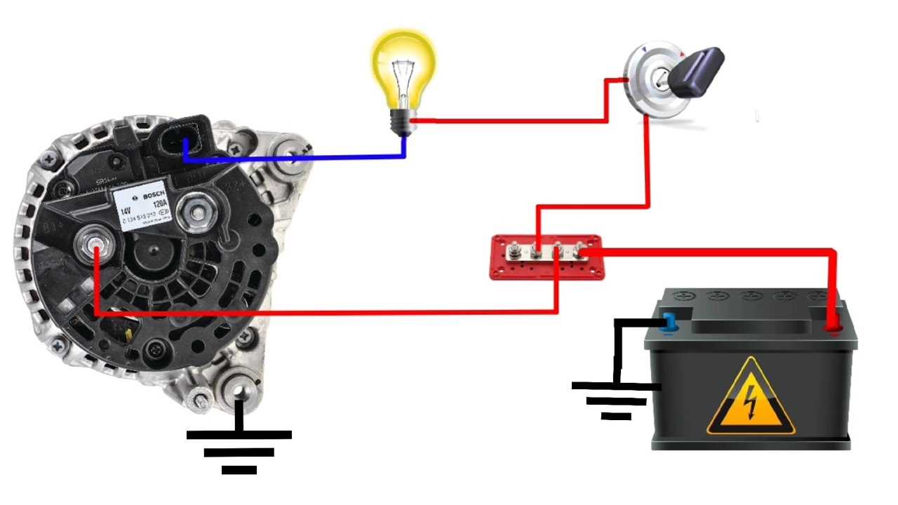 vw alternator wiring diagram