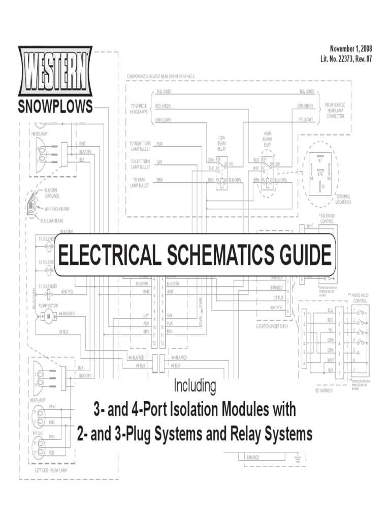 western plow controller 6 pin wiring diagram